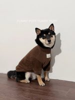 Brown Soft Cotton Dog Clothes for Large Medium Dog - Image 4