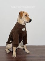 Brown Soft Cotton Dog Clothes for Large Medium Dog - Image 6