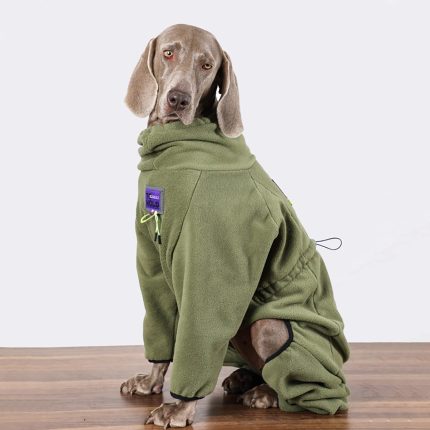 Cozy Fleece Dog Sweater Winter Warmth for Large Breeds