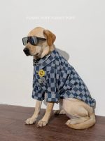 Denim Shirt cowboy Pet Shirt Big Dog Clothes for Large Medium Dog - Image 5