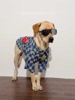 Denim Shirt cowboy Pet Shirt Big Dog Clothes for Large Medium Dog - Image 7