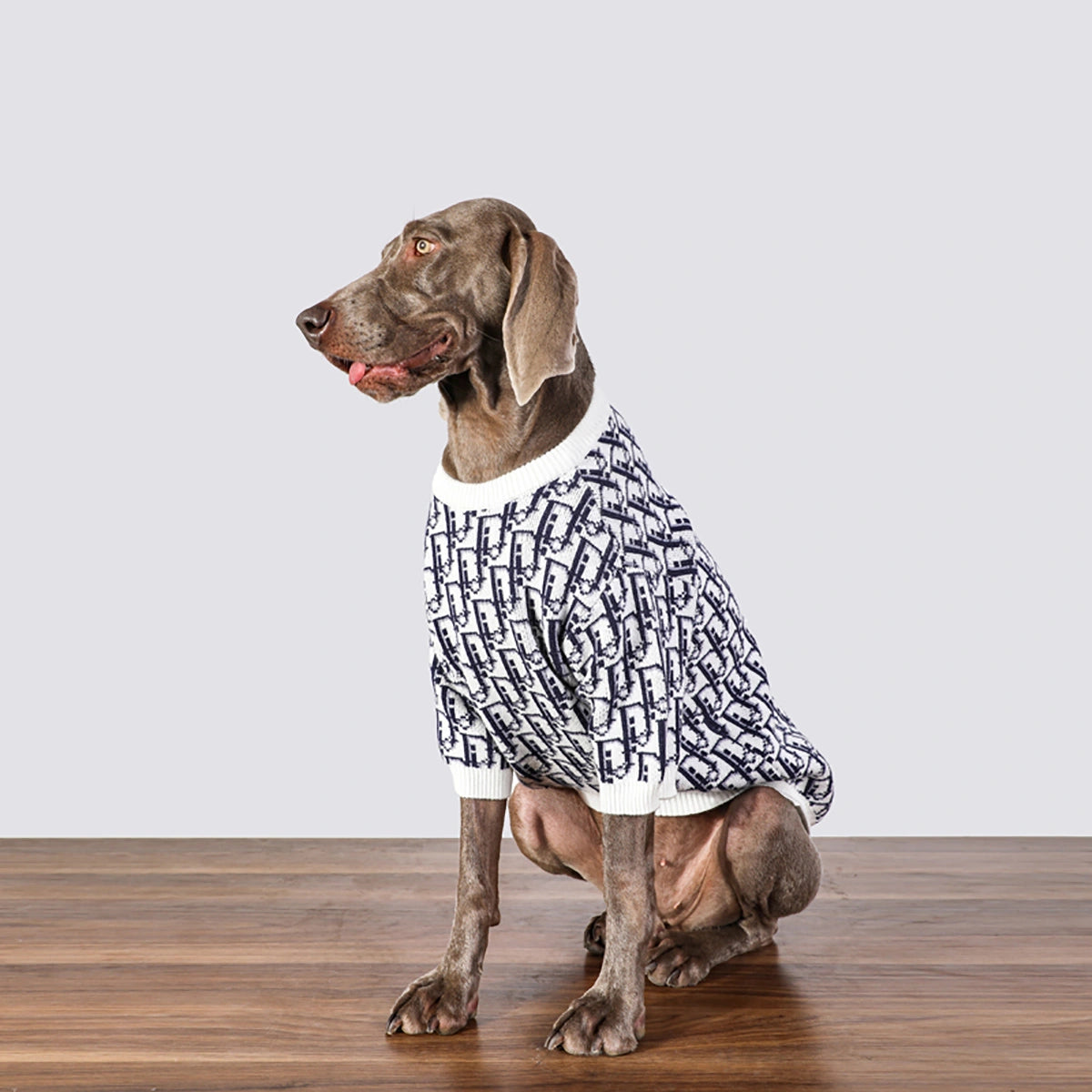 Dogior-Monogram-Sweater-for-Large-Medium-Dog-DKS01-ZT01.jpg Dogior Monogram Sweater for Large Medium Dog - Image 1