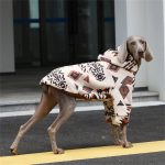Quilted Fleece Pattern Hoodie for Big Dogs Winter Warm Coat - Image 2