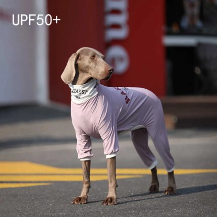 Soft Cotton Breathable Onesie Big Dog Clothes UPF50+